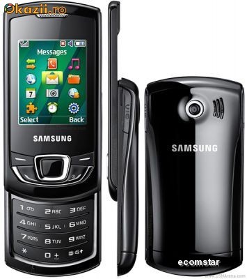 Telefon Samsung E2550 MONTE SLIDER foto mare