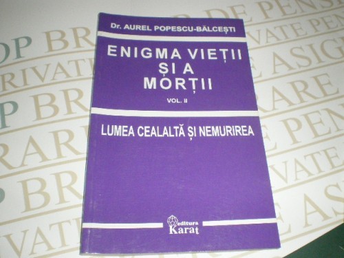 ENIGMA VIETII SI A MORTII . CARTE foto mare