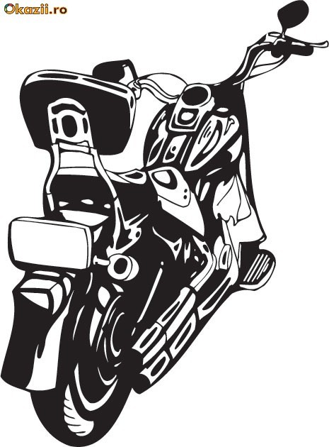 Vand Decor Autocolant super cadou byke motocicleta moto foto mare