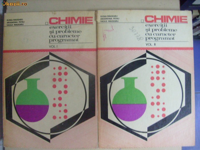 Magearu-chimie exercitii si probleme cu caracter programat 2 vol foto mare